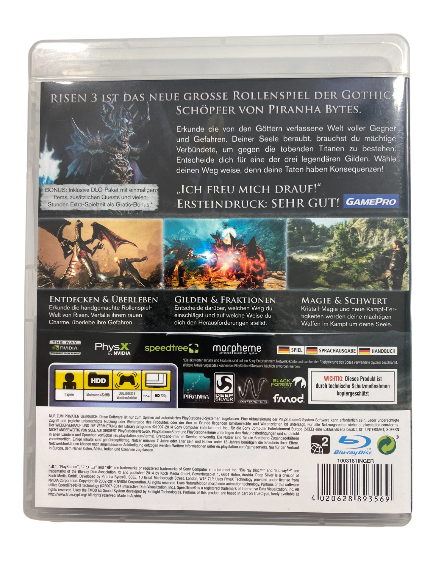 PS3 - Risen 3: Titan Lords (First Edition) - Playstation 3