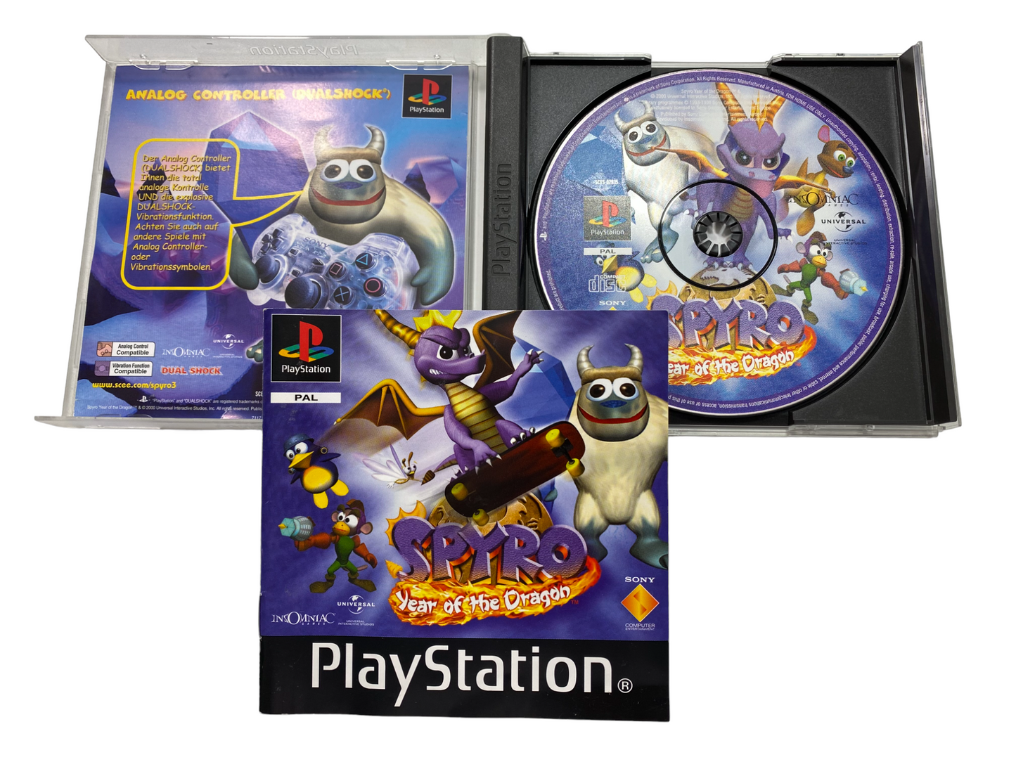 PS1 - Spyro 3 - Year of the Dragon - Playstation 1 (CD KRATZFREI)