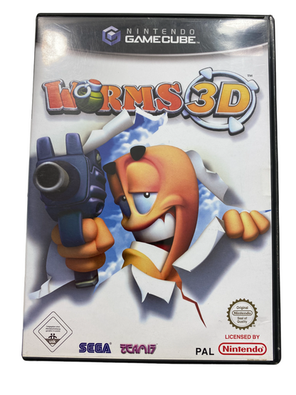 Worms 3D - Nintendo GameCube (CD KRATZFREI)