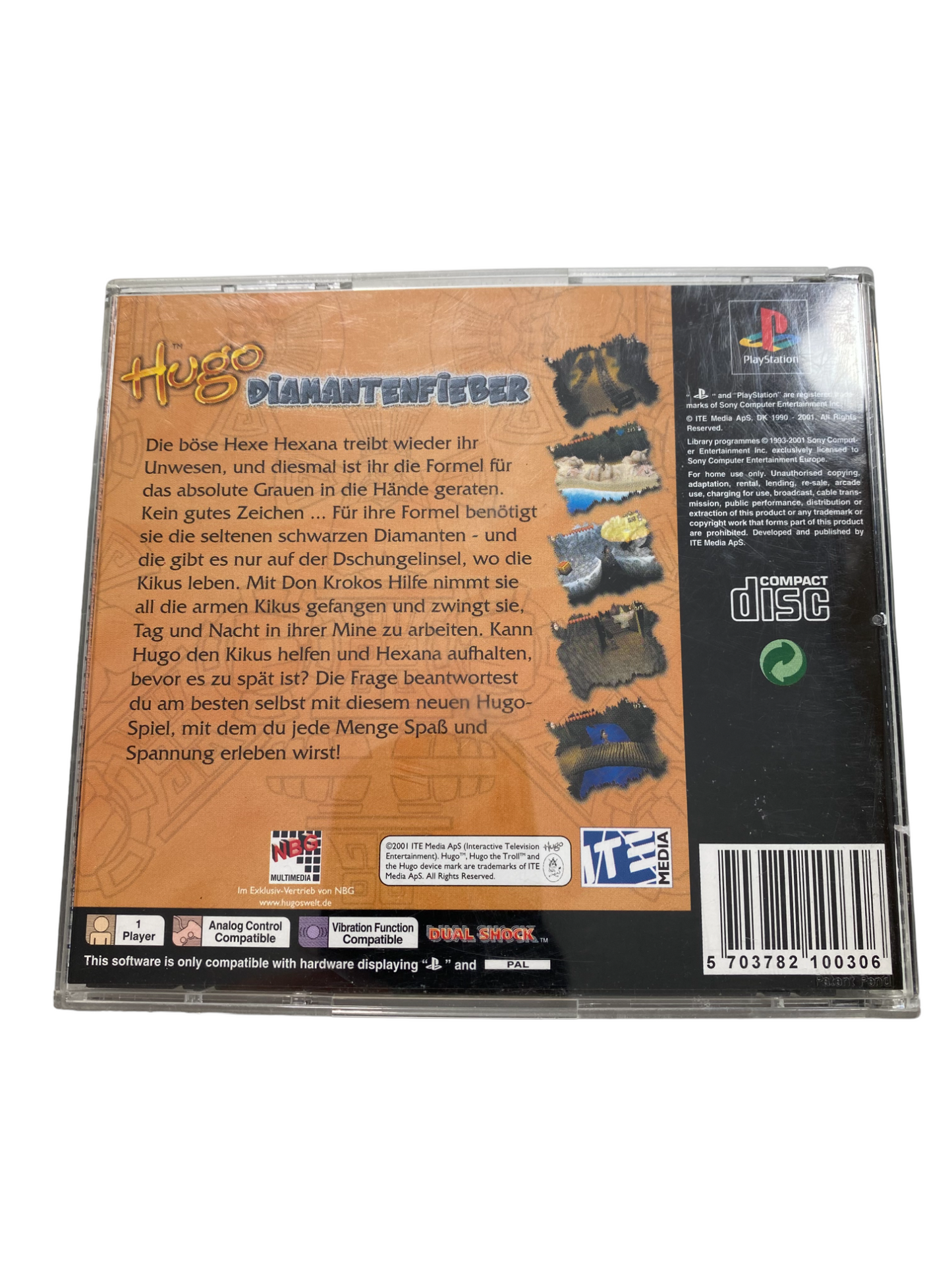 PS1 - Hugo Diamantenfieber - Playstation 1